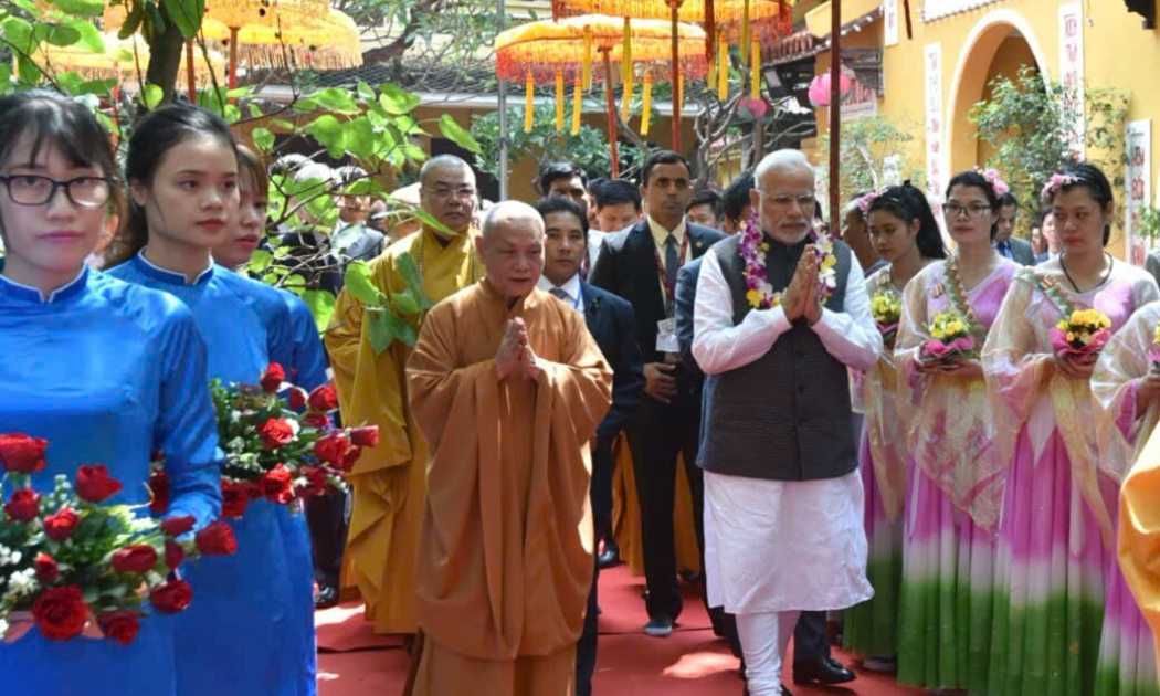 Tổng thống Ấn Độ Shri Narendra Modi trong chuyến thăm chính thức Việt Nam năm 2016.