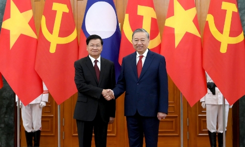 Tổng Bí thư Tô Lâm hội đàm với Tổng Bí thư, Chủ tịch nước Lào Thongloun Sisoulith