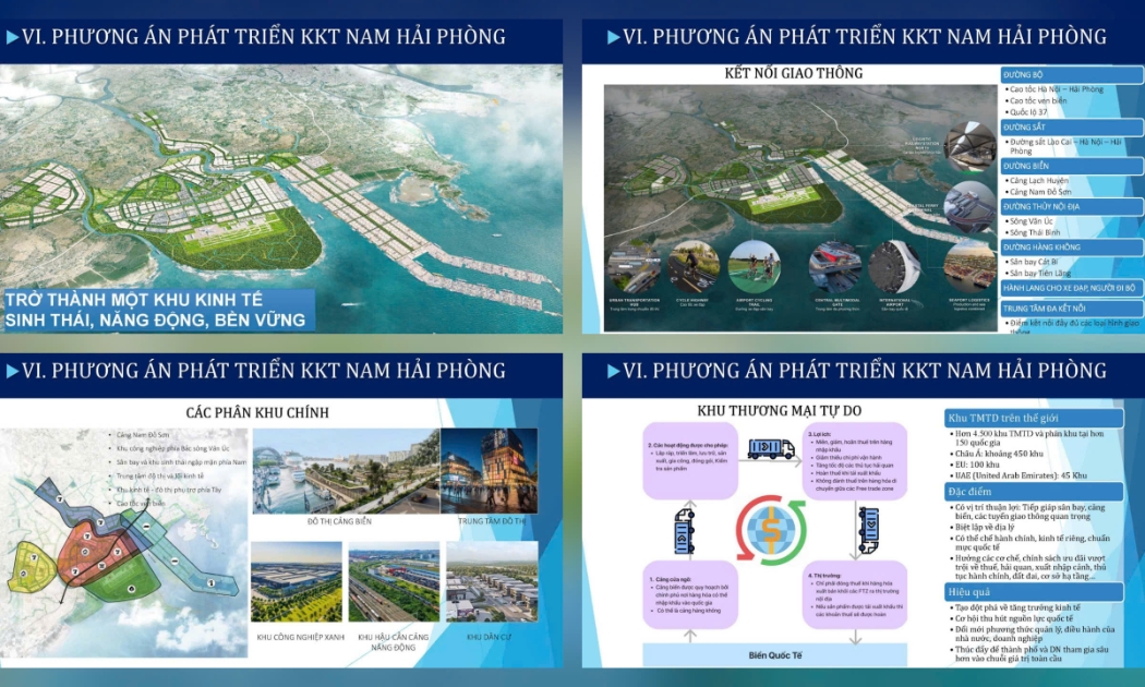 Khu kinh tế phía Nam đang được Hải Phòng triển khai đầu tư sẽ là động lực cho thành phố cảng phát triển mạnh mẽ.