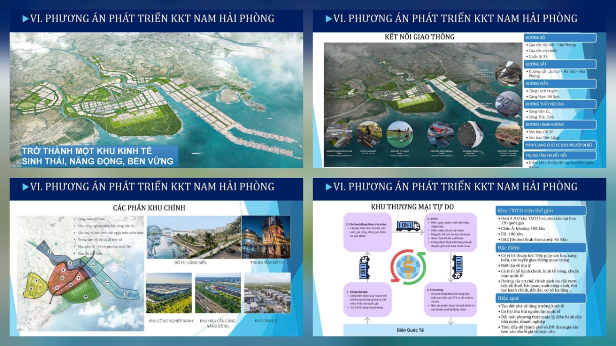 Khu kinh tế phía Nam đang được Hải Phòng triển khai đầu tư sẽ là động lực cho thành phố cảng phát triển mạnh mẽ.