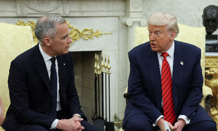 Tổng thống Trump dọa áp thuế quan 100% lên Canada
