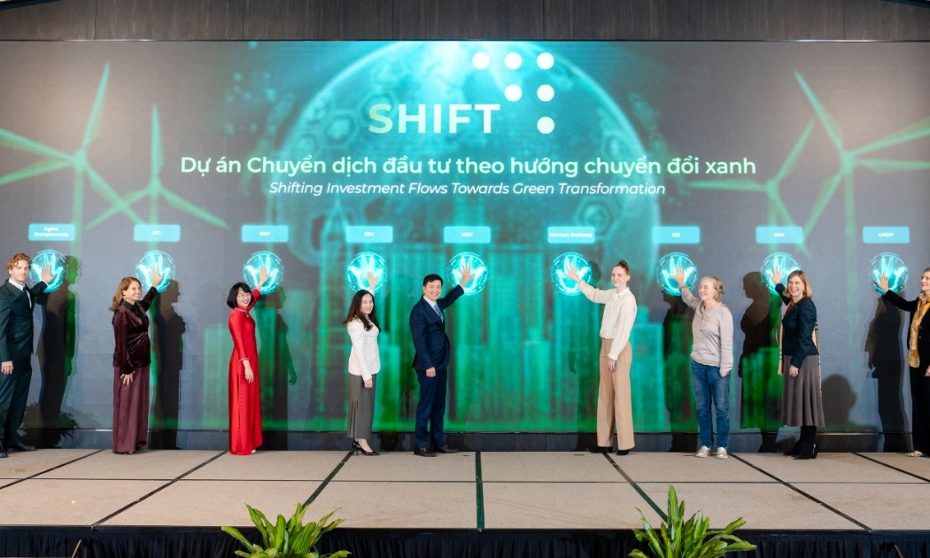 Khởi động Dự án “Chuyển dịch đầu tư theo hướng chuyển đổi xanh” dự án SHIFT. Ảnh: UNDP.