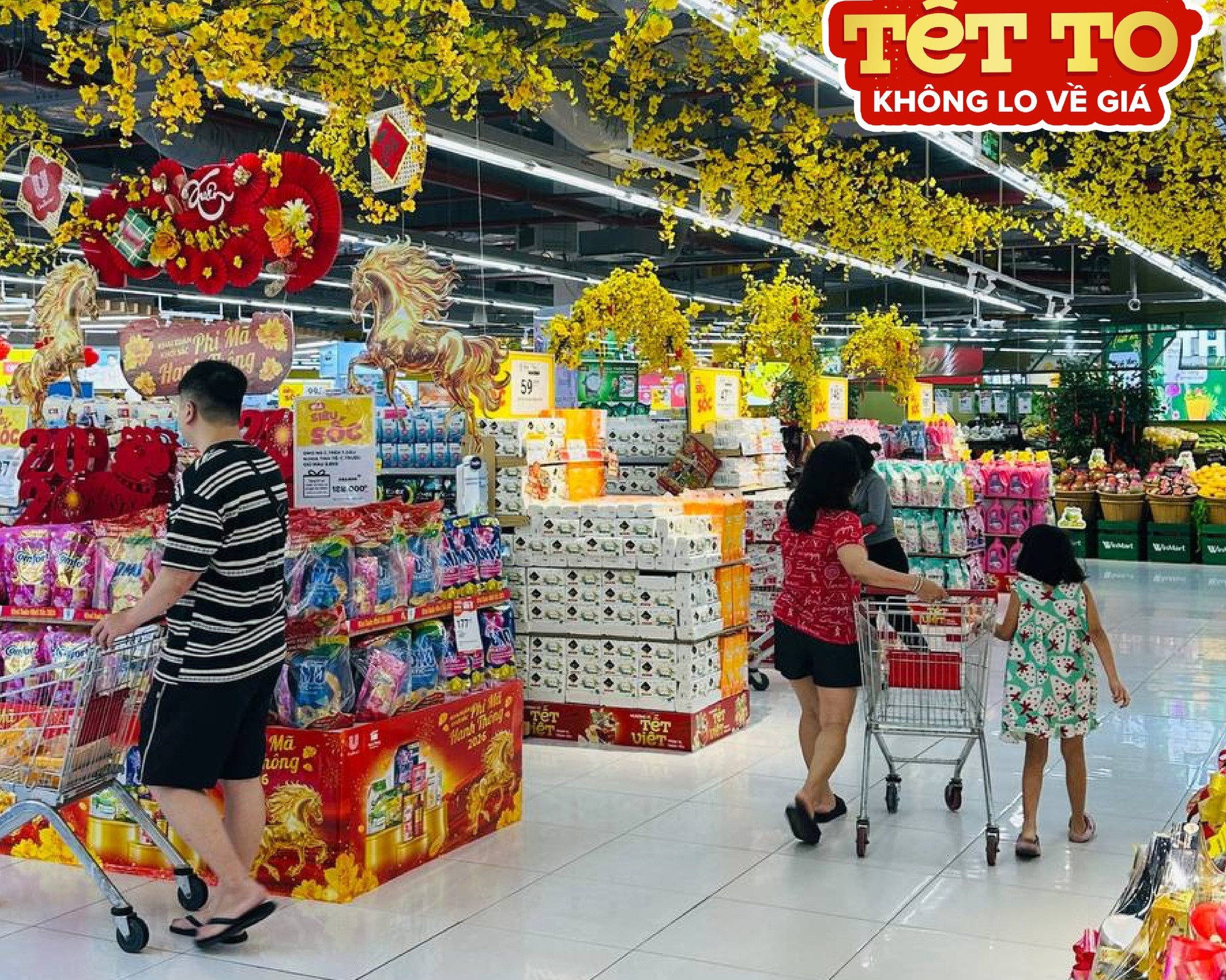 Đáng chú ý, giá các mặt hàng tại các hệ thống siêu thị còn rẻ hơn so với đại lý, chợ truyền thống nhờ các chương trình khuyến mãi.