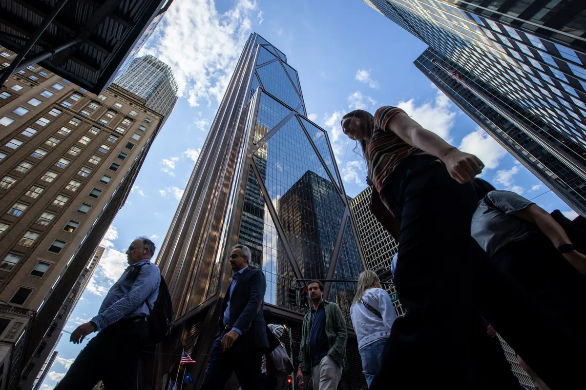 Trụ sở ngân hàng JPMorgan Chase & Co. tại New York - Ảnh: Bloomberg