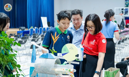 Chấm điểm đối với những trường có hoạt động hạn chế sử dụng nhựa, thu gom rác thải nhựa.