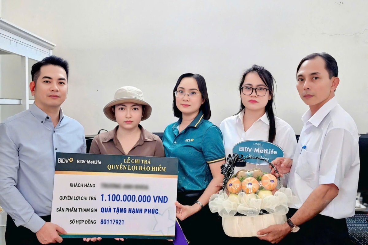 BIDV MetLife đã thực hiện nhiều hồ sơ chi trả quyền lợi liên quan đến rủi ro tử vong và tai nạn, với giá trị chi trả ở mức cao.&nbsp;Ảnh:&nbsp;BIDV Metlife.