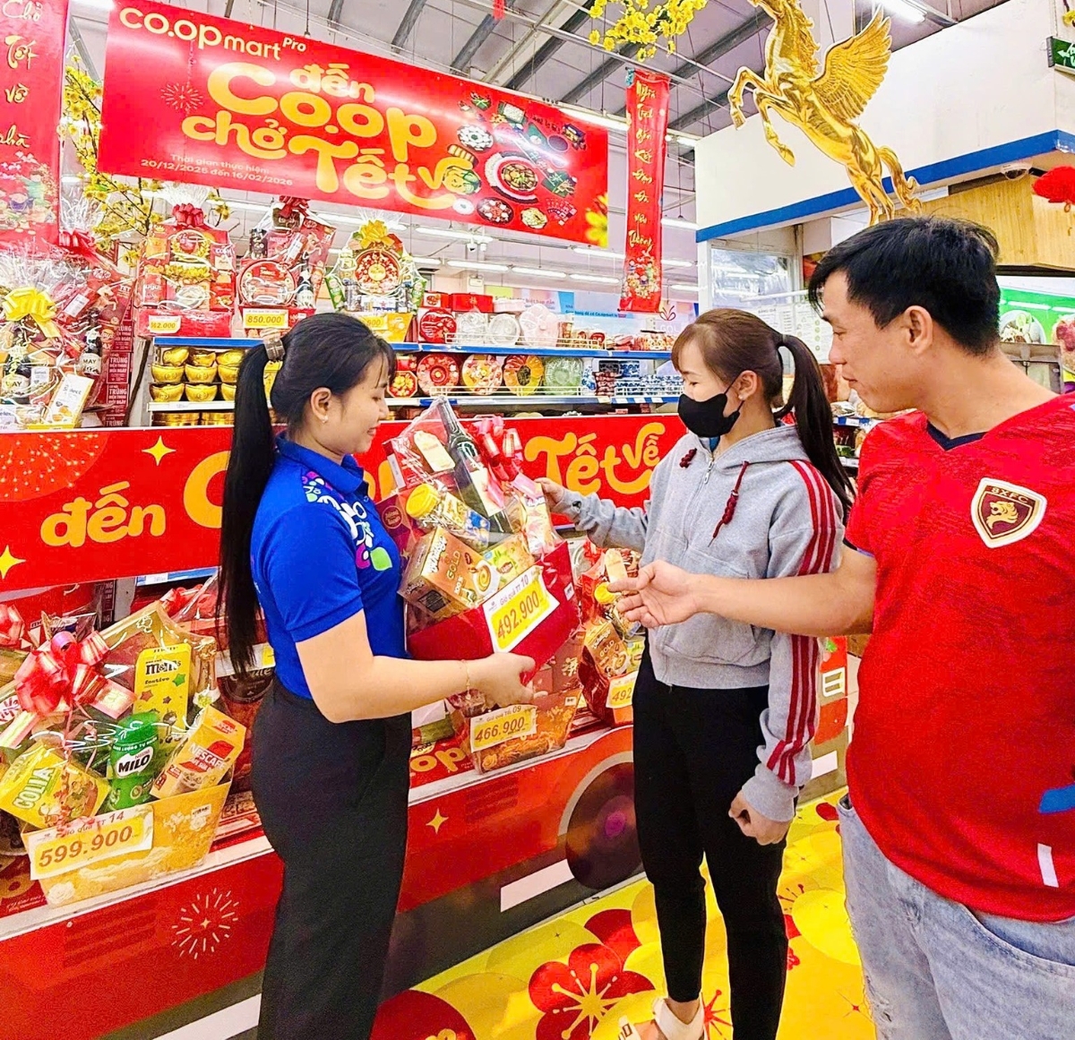 Các doanh nghiệp tham gia cam kết giữ giá ổn định trong vòng 1 tháng trước và sau Tết.