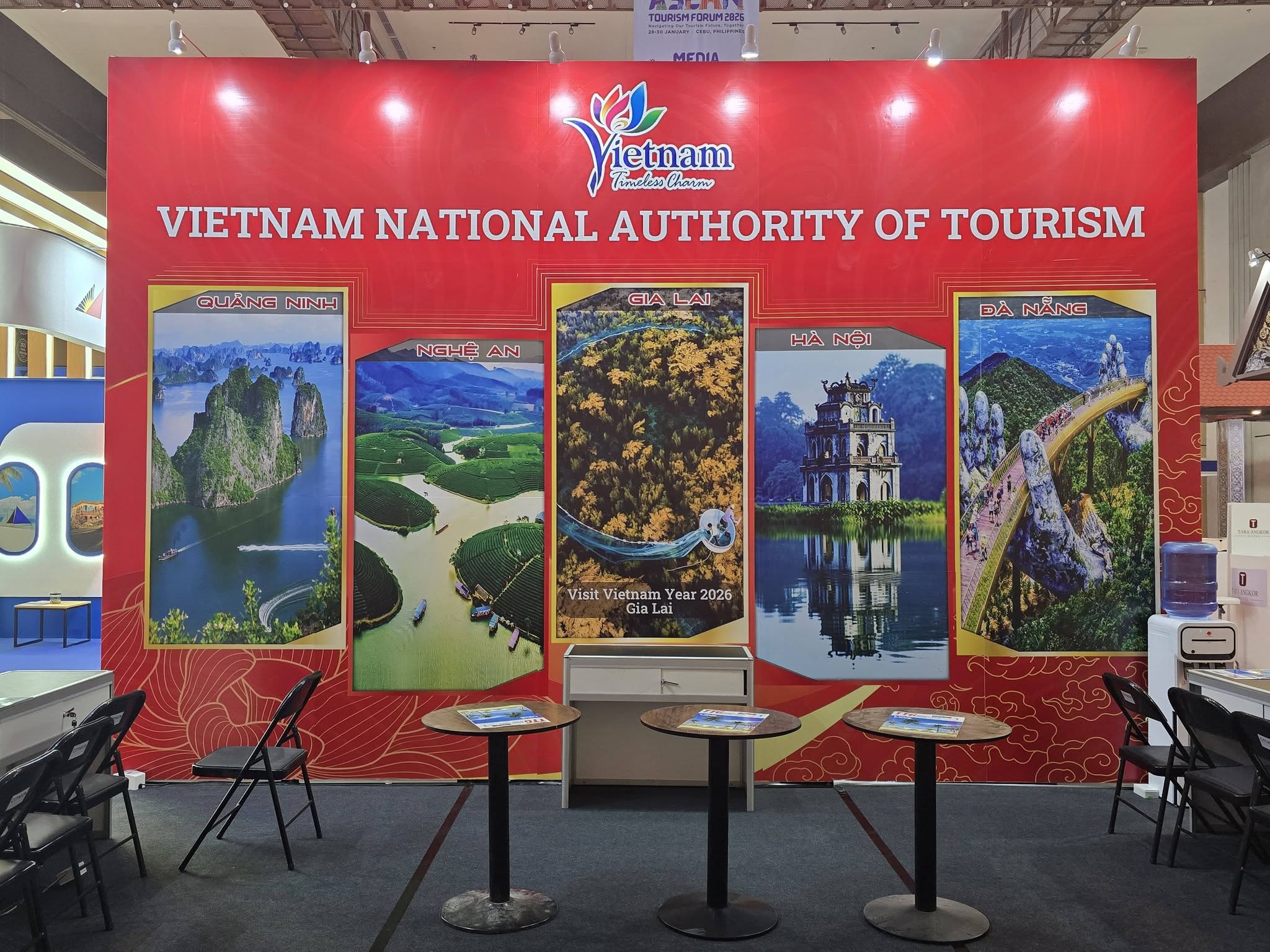 Gian hàng của du lịch Việt Nam tại ATF TRAVEX 2026.
