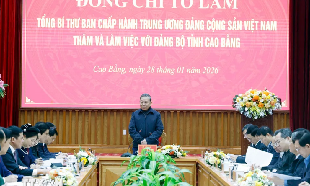 Cao Bằng phải biến lợi thế biên giới và truyền thống cách mạng thành động lực phát triển mới