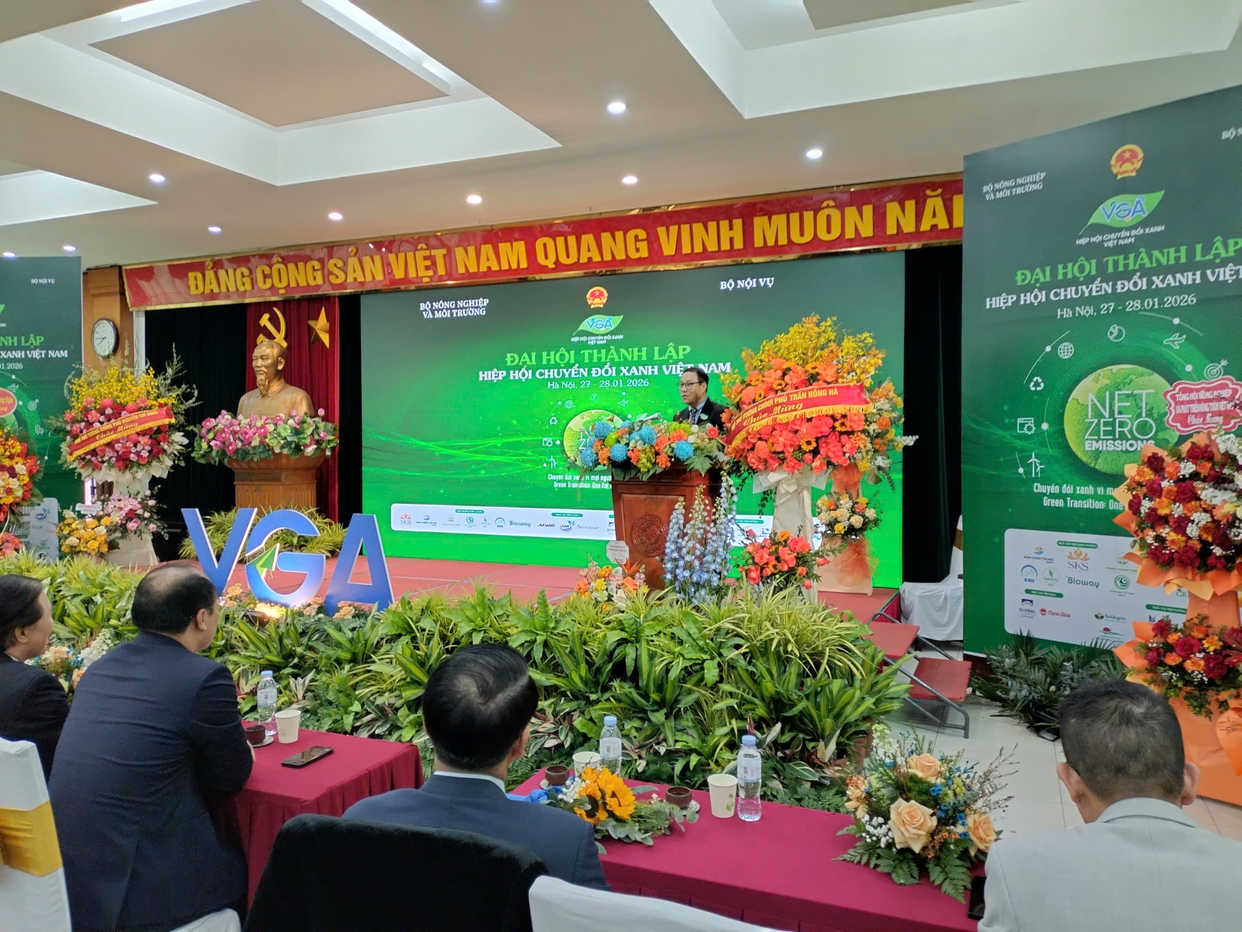 Ông Đặng Huy Đông, Chủ tịch Hiệp hội Chuyển đổi xanh Việt Nam chia sẻ 3 thông điệp cốt lõi từ Hiệp hội.