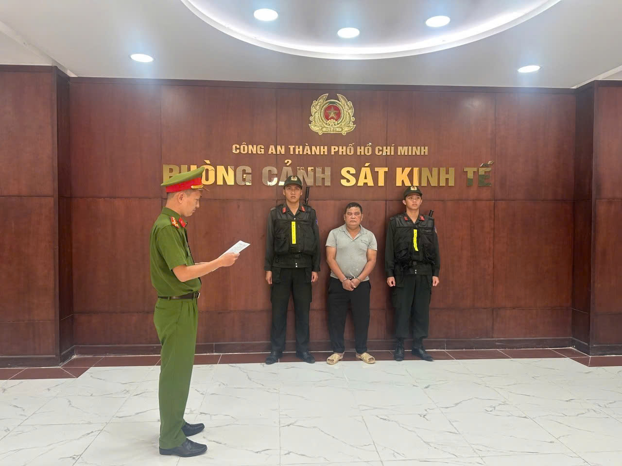 Đối tượng Huỳnh Văn Trường. Ảnh: Cổng thông tin điện tử Bộ Công an.