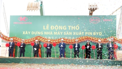 Construction of a new energy battery plant in Hue starts