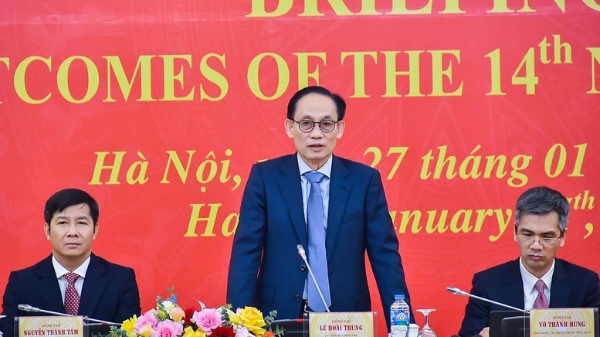 Thông báo kết quả Đại hội XIV của Đảng tới các cơ quan đại diện ngoại giao nước ngoài, các tổ chức quốc tế tại Việt Nam