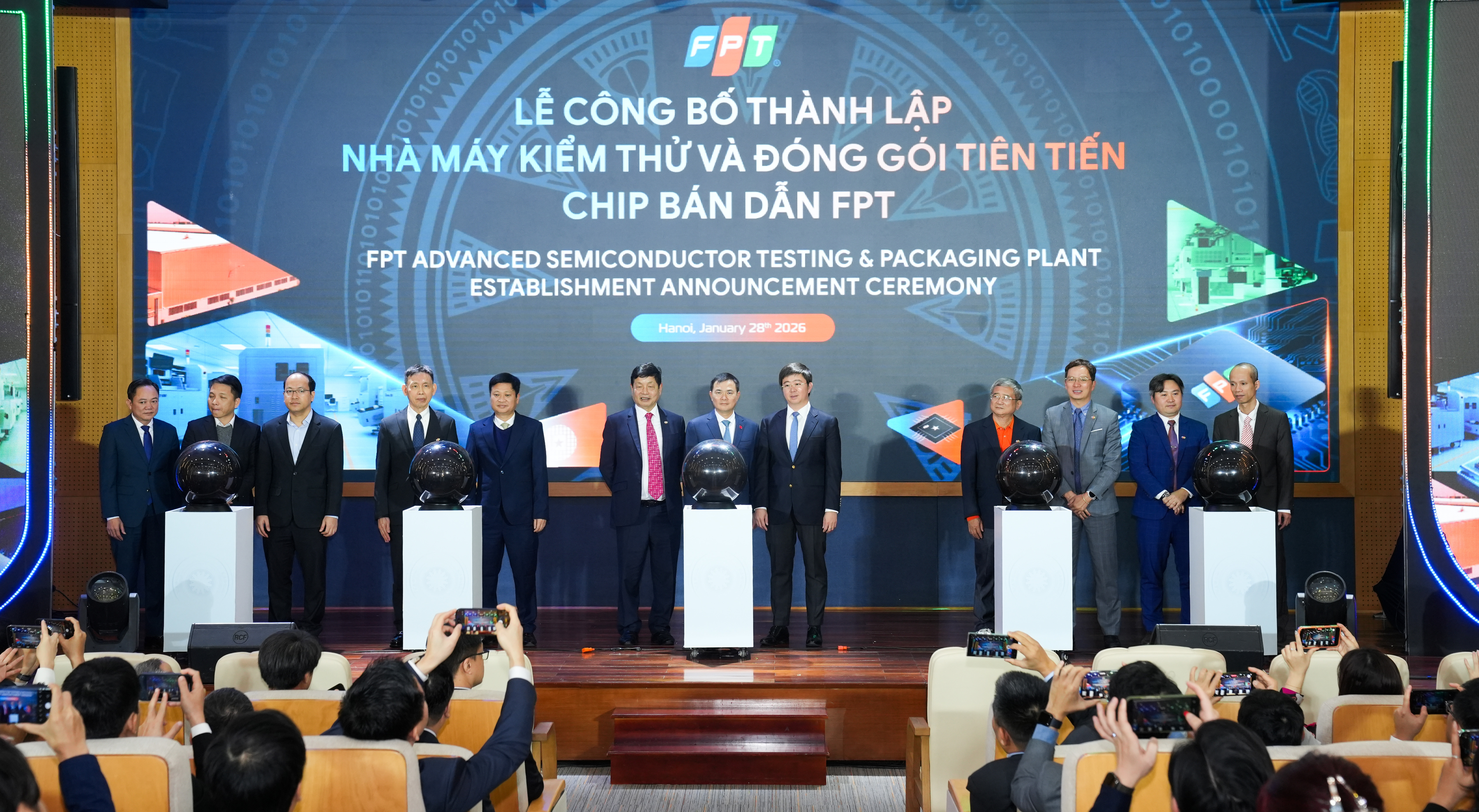 FPT thành lập Nhà máy Kiểm thử và Đóng gói tiên tiến chip bán dẫn.