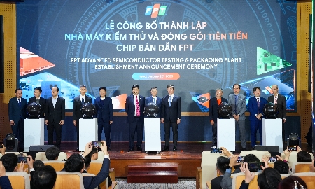 Việt Nam có nhà máy kiểm thử, đóng gói chip bán dẫn đầu tiên do người Việt làm chủ