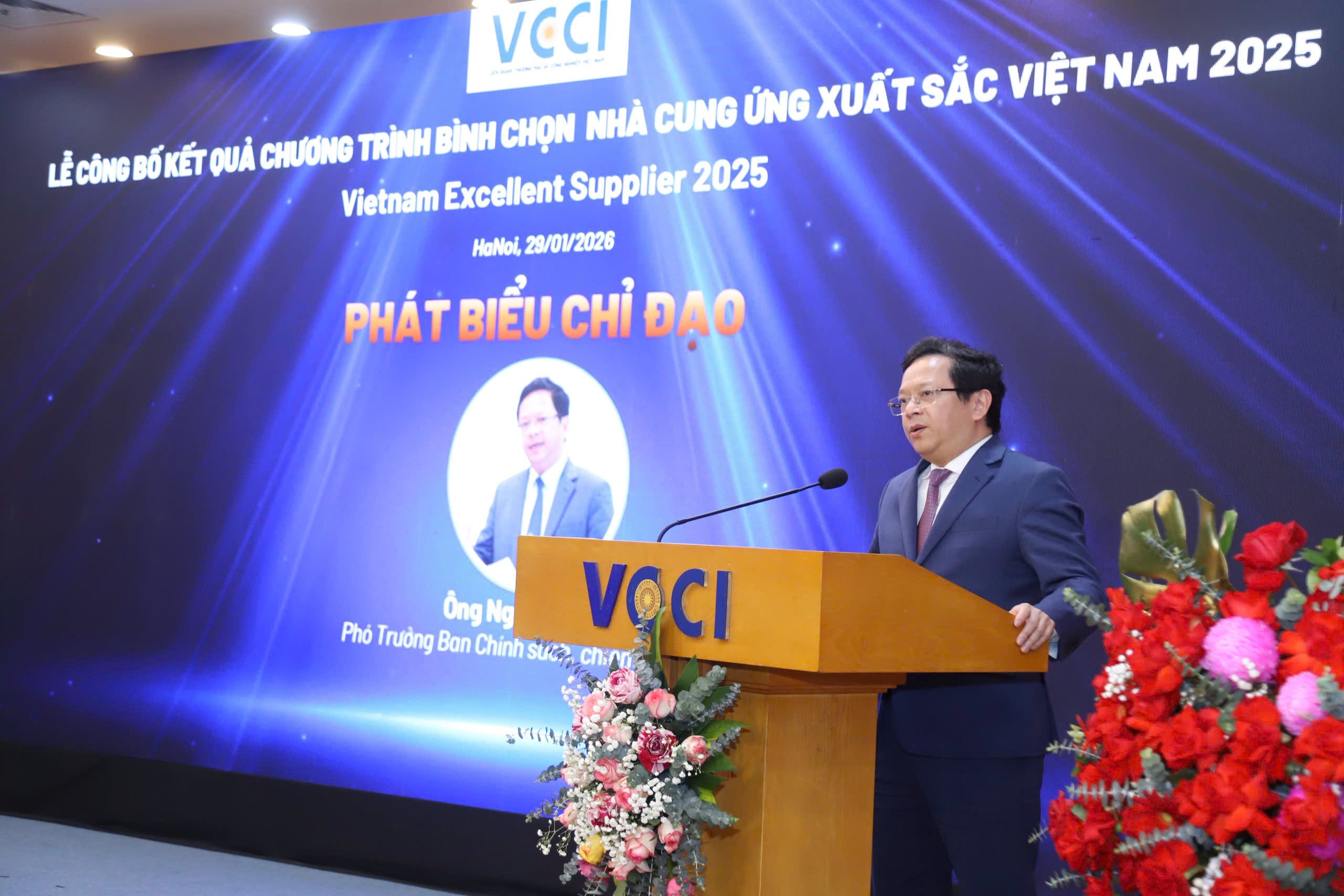 Ông Nguyễn Đức Hiển, Phó Trưởng Ban chính sách, chiến lược Trung ương chia sẻ tại lễ công bố.