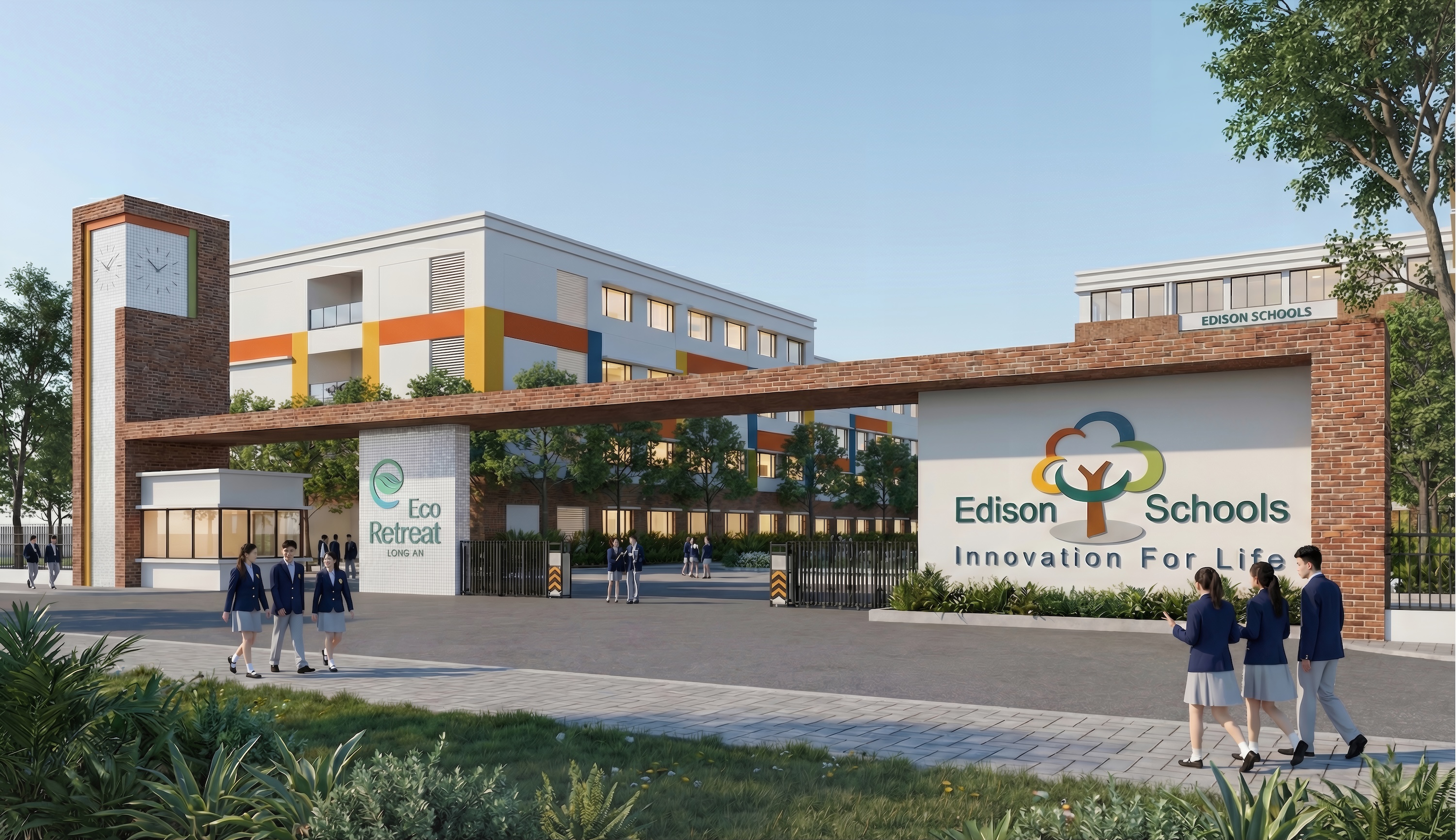 Trường PTLC Edison tại Eco Retreat đạt tiêu chuẩn quốc tế.