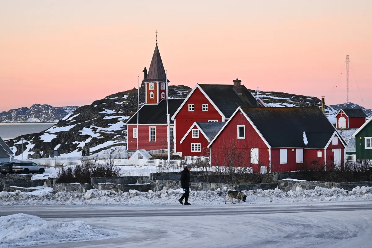 Thủ phủ Nuuk của Greenland, ngày 27/1/2026 - Ảnh: Getty Images