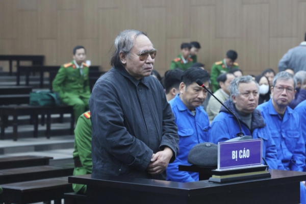 Các bị cáo tại tòa