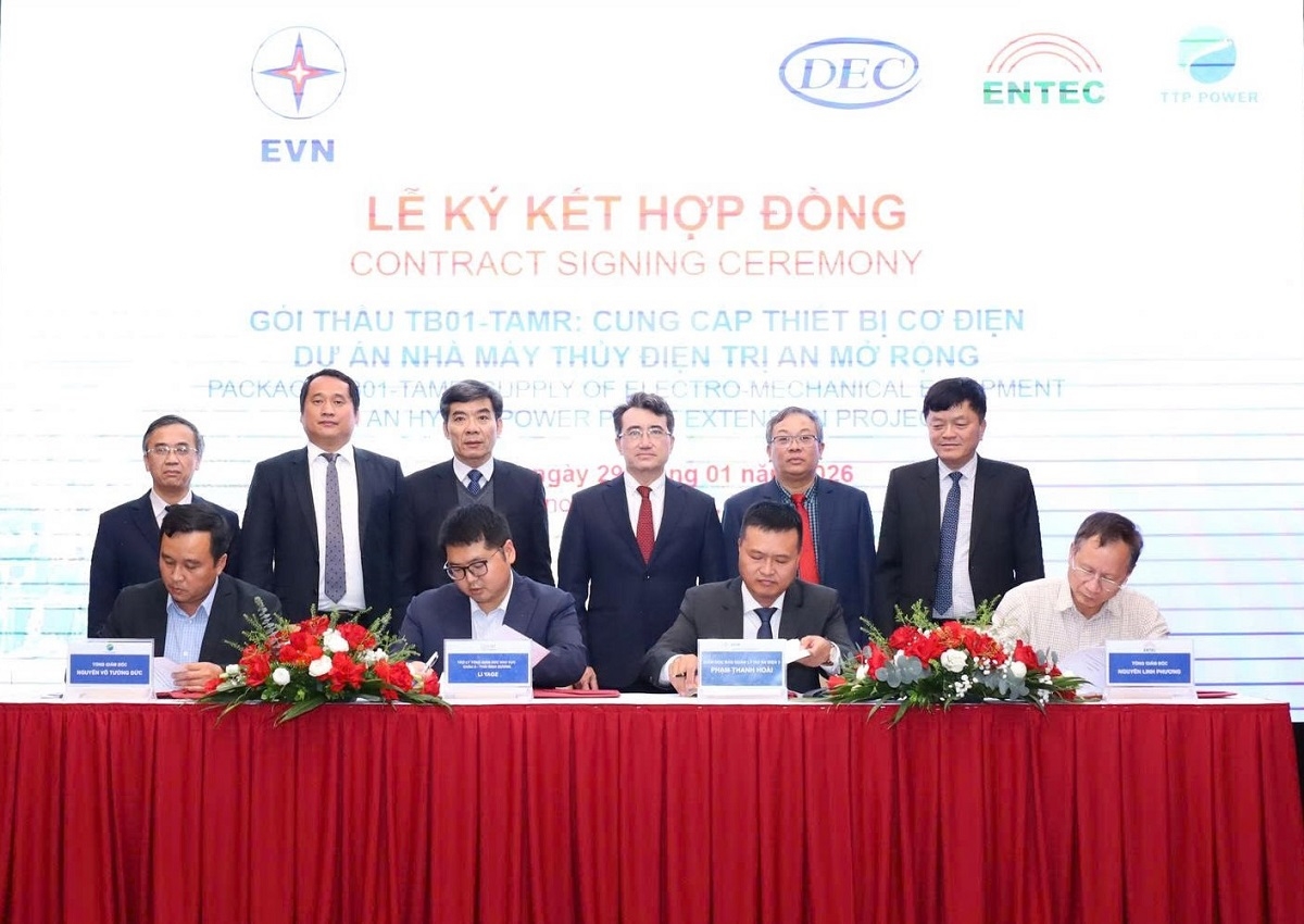 Lễ ký kết Hợp đồng Gói thầu TB01-TAMR.