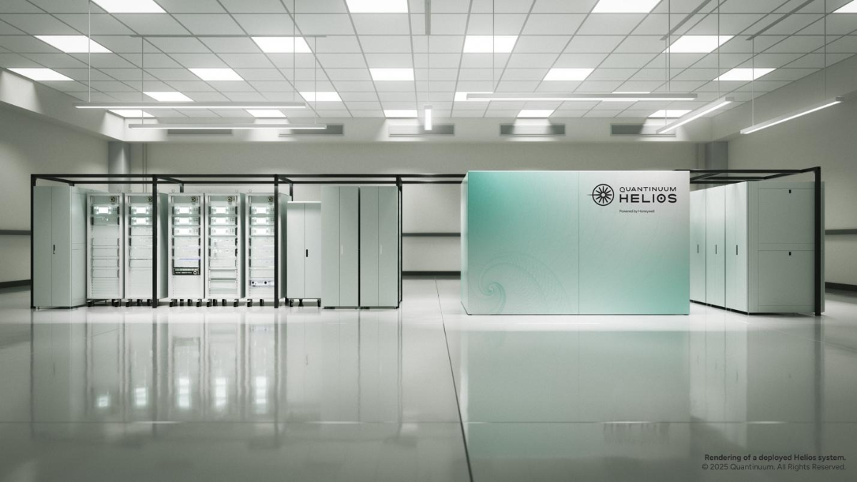 Hệ thống điện toán lượng tử tiếp theo của Quantinuum mang tên Helios.