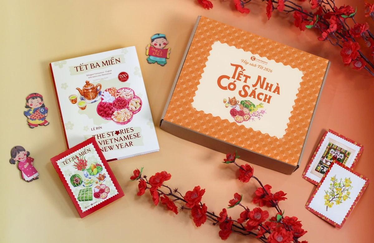 Mỗi năm, Thái Hà Books đều luôn có những giỏ sách, hộp sách Tết – như một món quà truyền thống.