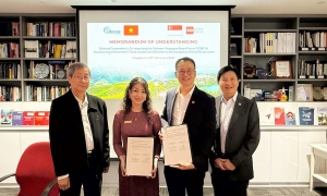 Lễ ký MOU giữa VIETSTAR và SID diễn ra ngày 29/1/2026 tại Singapore