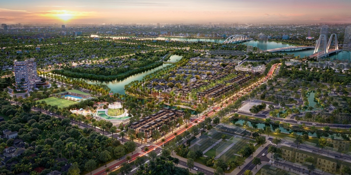 The Sensia quy mô 20,05 ha, tọa lạc phường Trường Vinh, tỉnh Nghệ An.