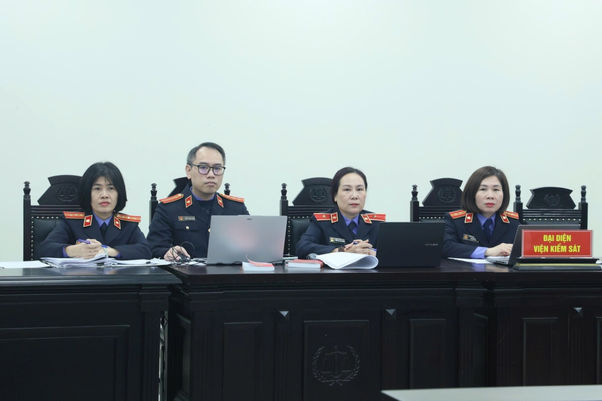 Đại diện Viện kiểm sát giữ quyền công tố tại tòa.