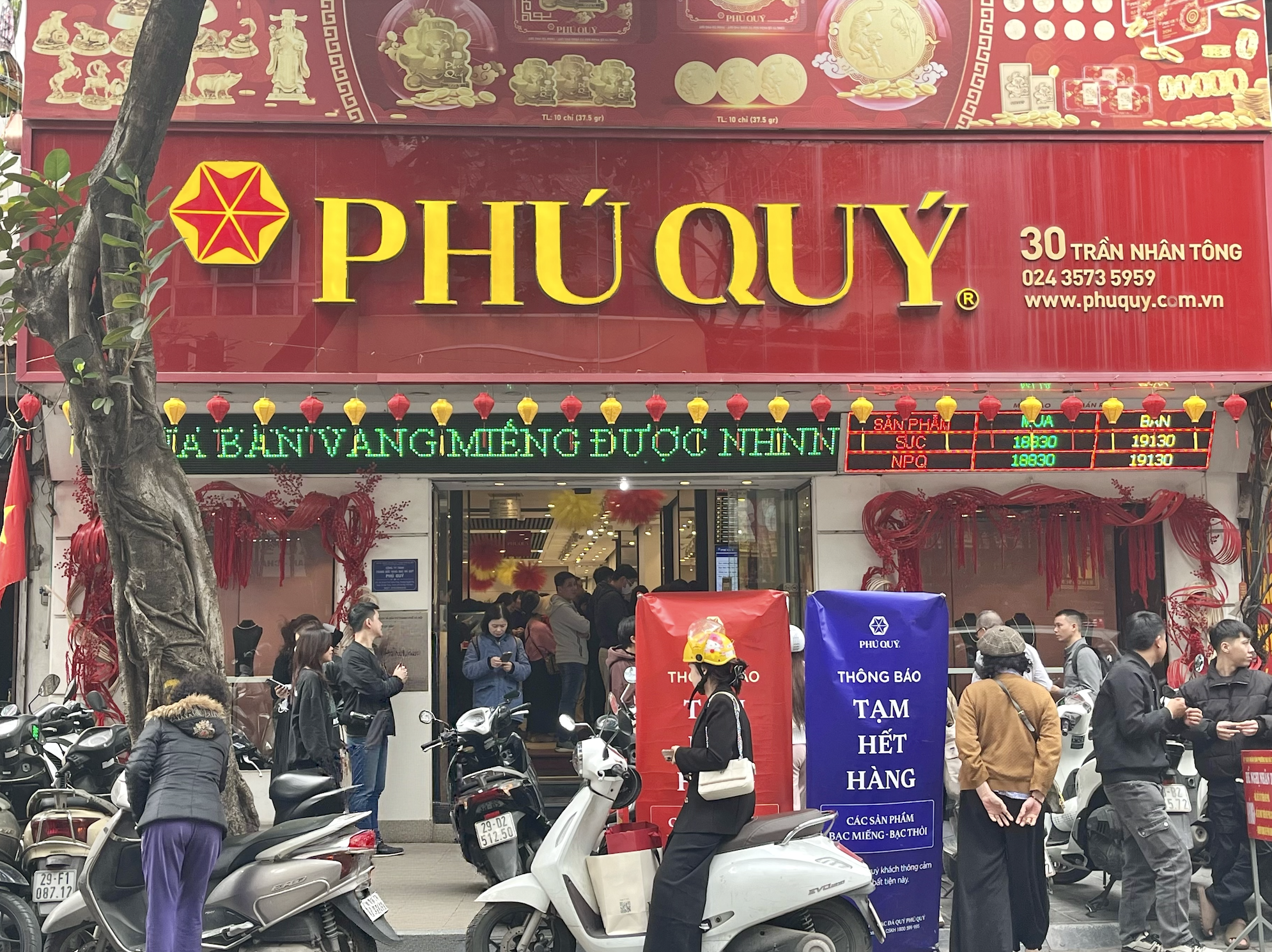 Doanh nghiệp thông báo hết hàng nhanh chóng.