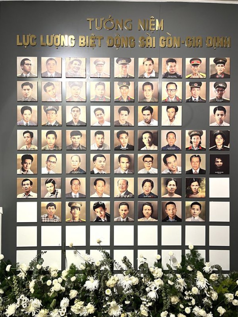 Những cán bộ, chiến sĩ lực lượng Biệt động Sài Gòn - Gia Định. Ảnh: VGP. 