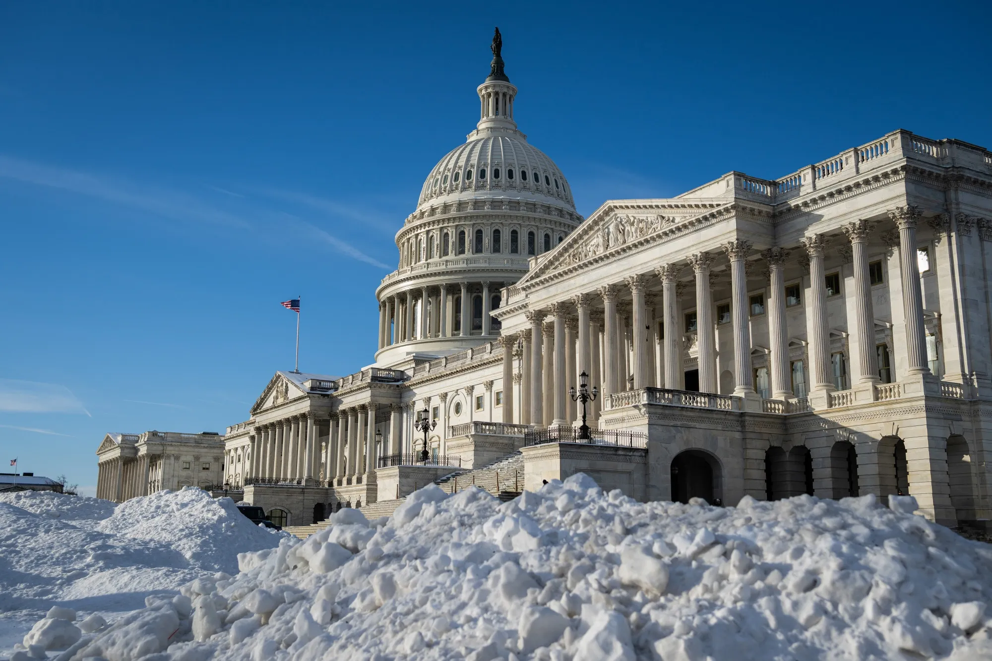 Tòa nhà Quốc hội Mỹ ở Capitol Hill, Washington DC - Ảnh: Bloomberg.