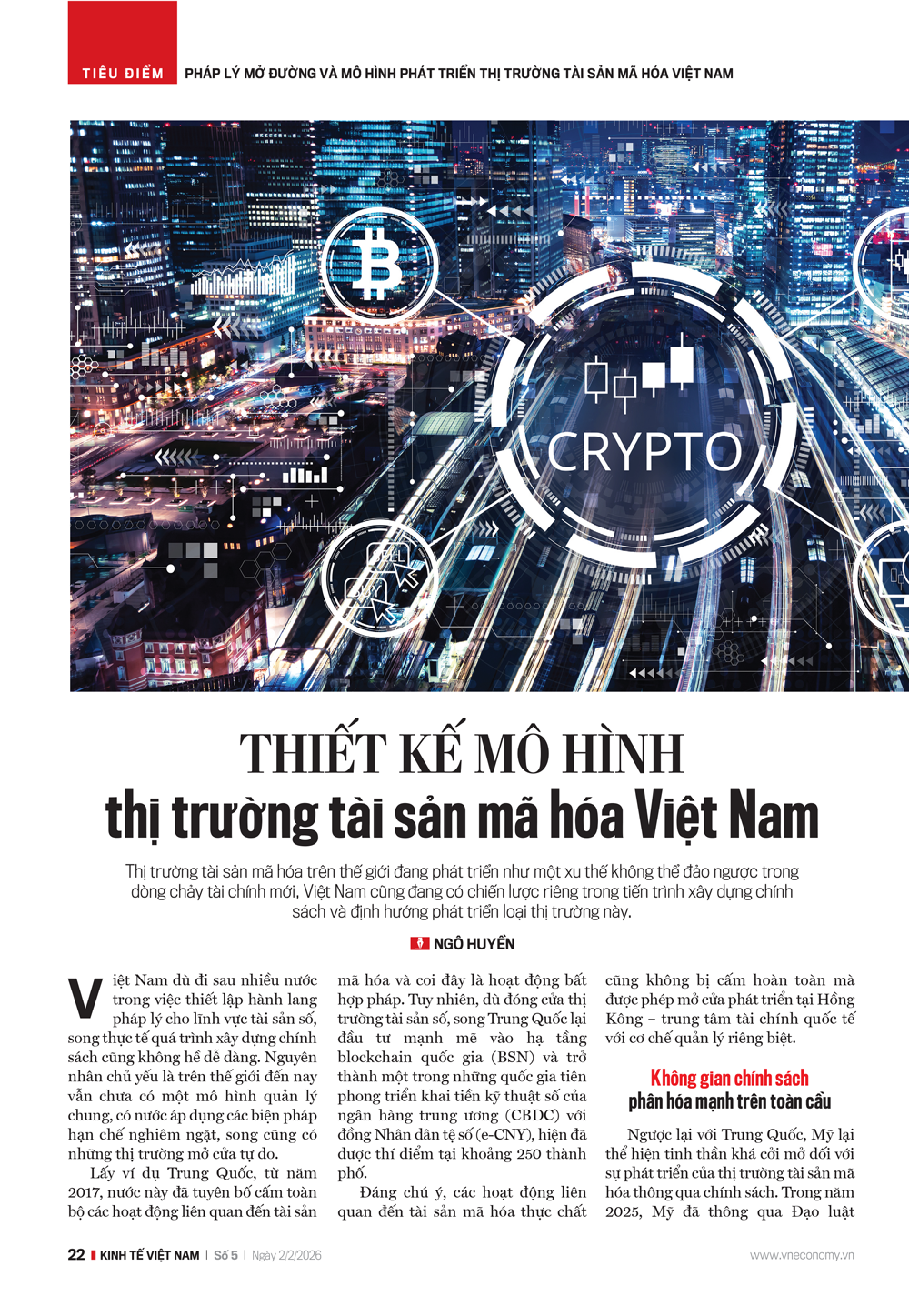 Thiết kế mô hình thị trường tài sản mã hóa Việt Nam - Ảnh 1