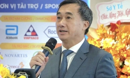 GS. Trần Văn Thuấn, Thứ trưởng Bộ Y tế phát biểu tại Hội nghị.