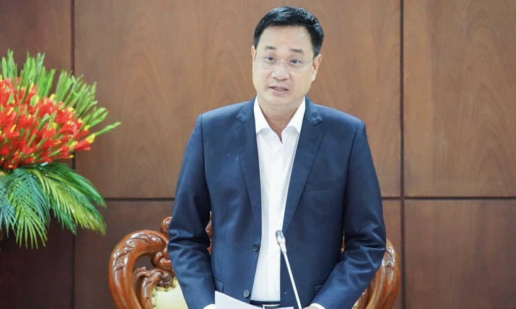 Bí thư Thành ủy Đà Nẵng Lê Ngọc Quang, phát biểu tại phiên họp.
