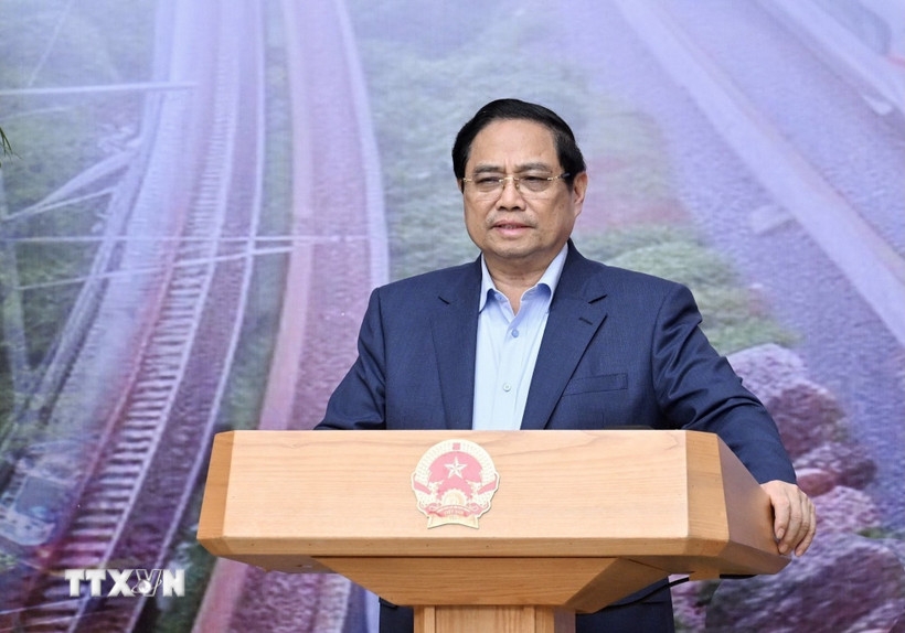 Thủ tướng Phạm Minh Chính phát biểu tại Phiên họp. Ảnh: TTXVN