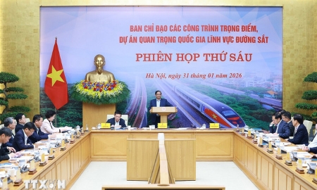 Thủ tướng: Phải hoàn thành báo cáo khả thi dự án đường sắt tốc độ cao Bắc - Nam trong Quý 4/2026