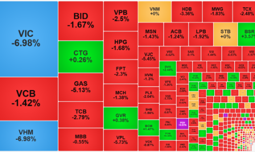 Loạt cổ phiếu trụ “bay màu”, VN-Index thủng 1800 điểm, khối ngoại xả đột biến 2.600 tỷ