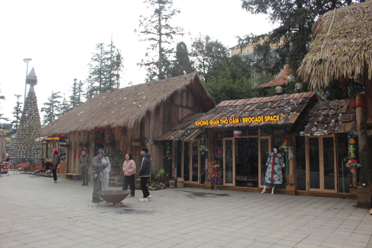 Một góc không gian văn hoá&nbsp;Sa Pa – Tinh hoa hội tụ. Ảnh: Chu Khôi.