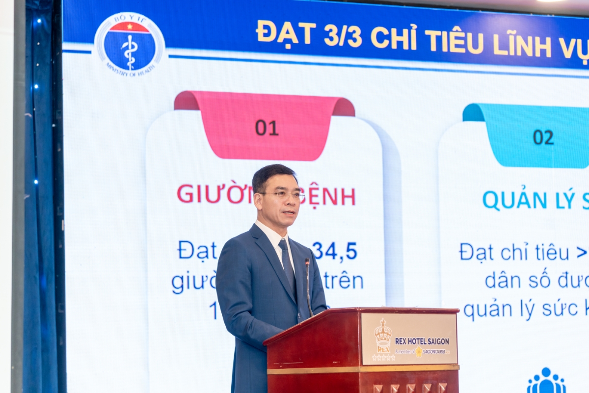 TS-BS Hà Anh Đức, Cục trưởng Cục Quản lý Khám, chữa bệnh, báo cáo các nhiệm vụ trọng tâm của công tác khám chữa bệnh năm 2026.