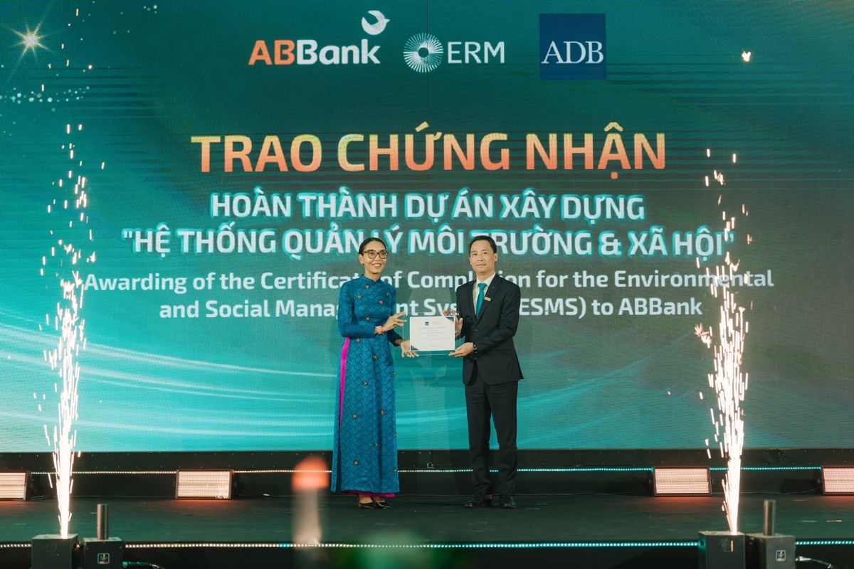 ABBank không ngừng thúc đẩy tài chính xanh, phát triển bền vững.&nbsp;Ảnh: ABBank.