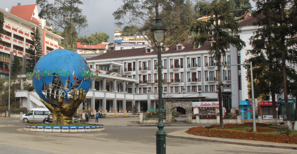 Khách sạn&nbsp;Green Forest Sa Pa. Ảnh: Chu Khôi.