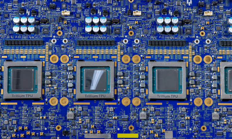 Các chip trí tuệ nhân tạo của Google đang ngày càng được nhiều công ty khác ngoài Google sử dụng. Ảnh: NYT