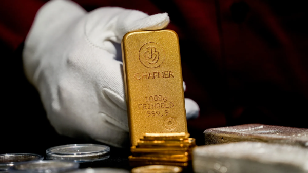 Mức biến động của giá vàng đang cao hơn so với bitcoin