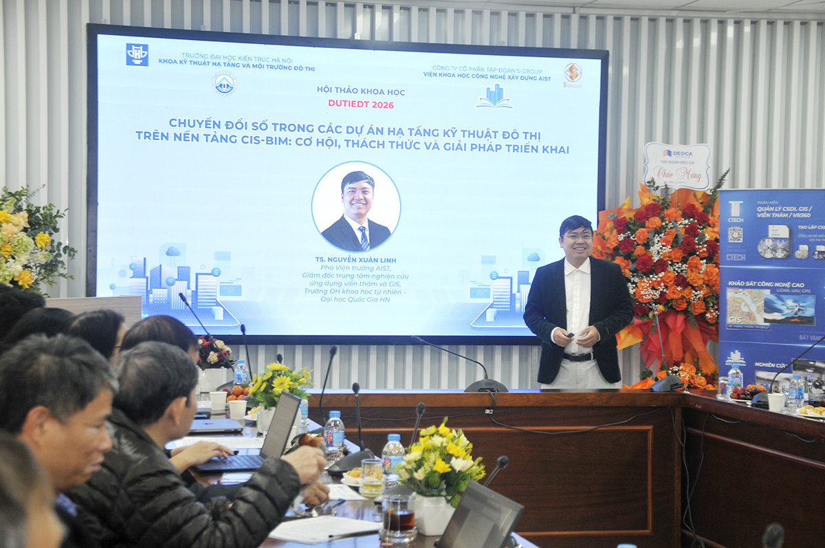 TS. Nguyễn Xuân Linh, Phó Viện trưởng Viện AIST. Ảnh: BXD