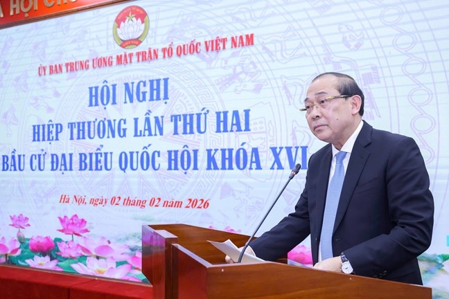 Ông Hoàng Công Thủy, Phó Chủ tịch Ủy ban Trung ương Mặt trận Tổ quốc Việt Nam. Ảnh: Mặt trận.
