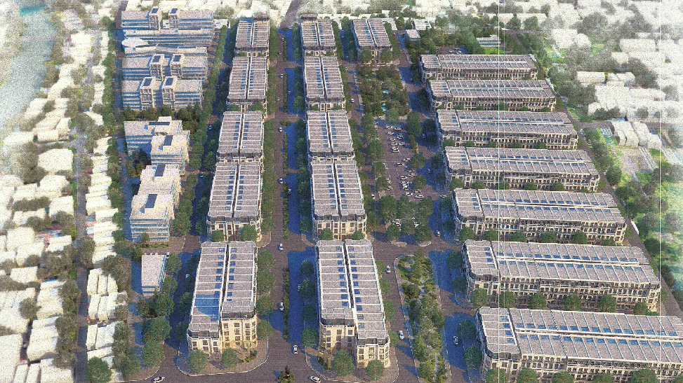 Dự án nhà ỡ xã hội tại Khu dân cư Ngọc Châu, TP. Hải Dương (trước đây) là 2 toà chung cư cao 21 tầng.