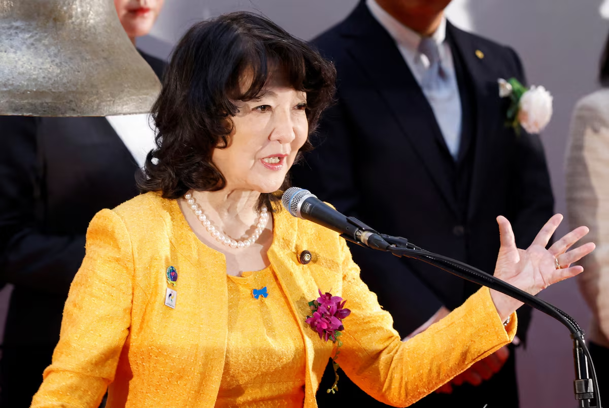 Bộ trưởng Bộ Tài chính Nhật Bản Satsuki Katayama - Ảnh: Reuters.