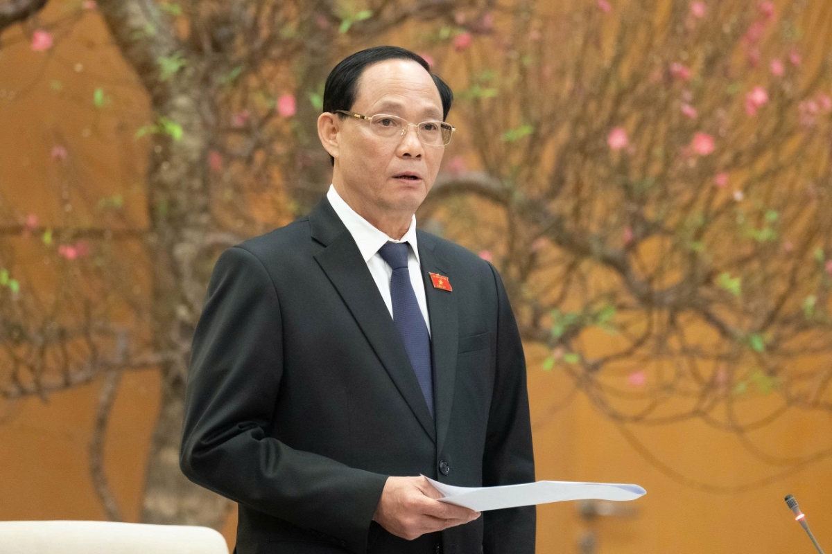 Phó Chủ tịch Quốc hội, Thượng tướng Trần Quang Phương phát biểu kết luận phiên họp. Ảnh: Quốc hội.