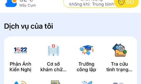 TP. Hồ Chí Minh hướng tới mục tiêu 100% công dân số vào quý 2/2026 - Ảnh giao diện ứng dụng Công dân số TP.HCM.
